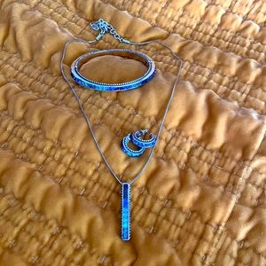 Brighton necklace, bracelet and earrings set
